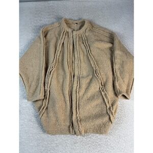 Free People Sweater Womens Small Oversized Textured Boho Pullover Cozy OB1143865